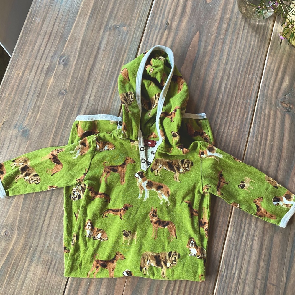 MILKBARN BABY ORGANIC COTTON HOODED ROMPER
